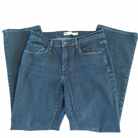 Levi's 515 Boot Cut Jeans SZ 6 Stretch Hi-Rise EUC - Picture 2 of 4